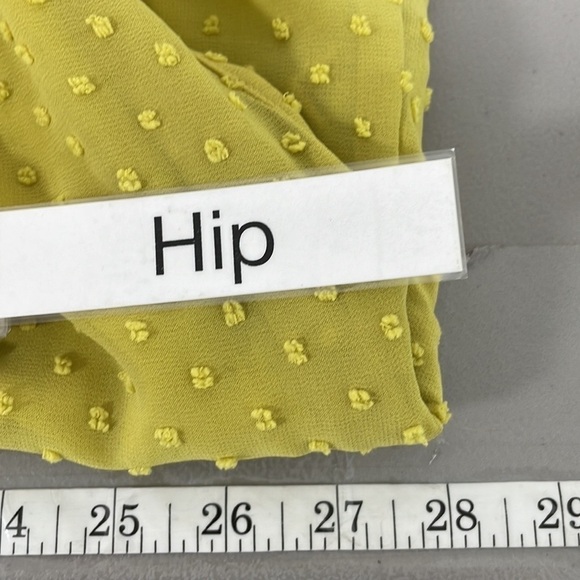 Wishlist Apparel Yellow Maxi Dress Halter Dots Medium - Picture 14 of 15